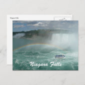 boot met niagara briefkaart (Voorkant / Achterkant)