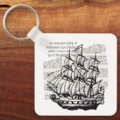  BOOT MET QUOTE SLEUTELHANGER (Voorkant)