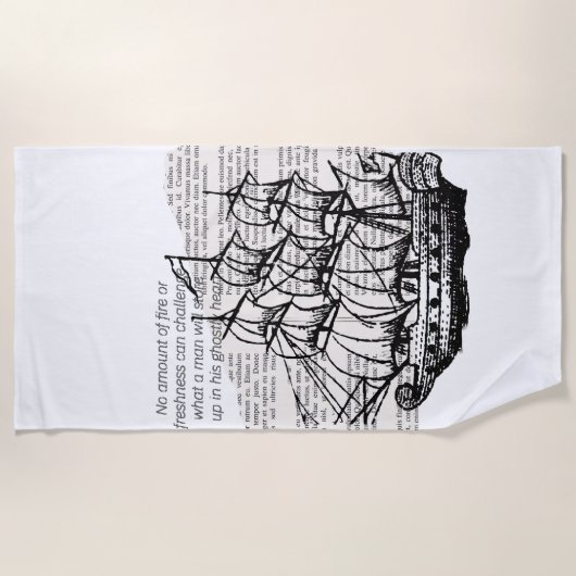 BOOT MET QUOTE STRANDLAKEN (Voorkant)