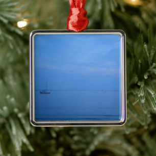 Boot metalen ornament