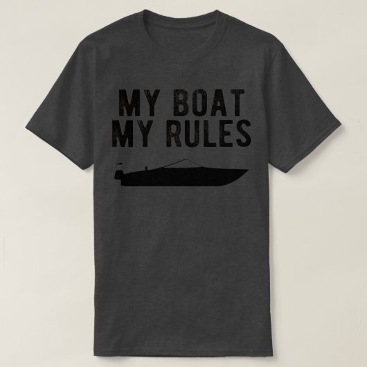 BOOT Mijn boot mijn regels 13 T-shirt (Design voorkant)