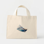boot mini tote bag (Voorkant)