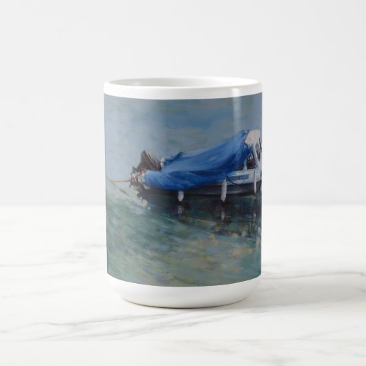 Boot mok met zwart handvat (Midden)