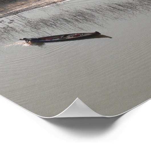 Boot Myanmar Beach Wall Art & Decor Design Poster (Hoek)