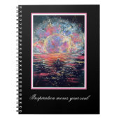 Boot naar de maan - Notitieboek / Schetsboek (Voorkant)