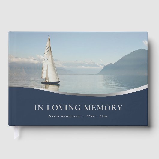 Boot Nautilus Ter Nagedachtenis Funeral Gastenboek (Voorkant)