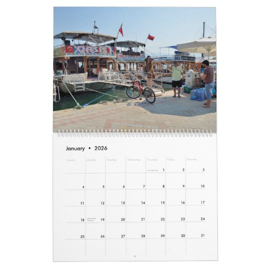 boot "Oasis" in Fethiye Kalender (Jan 2026)
