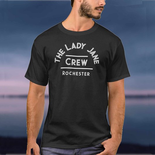 Boot- of jachtbemanningslid t-shirt