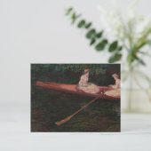 Boot op de Epte - Claude Monet - c1890 Briefkaart (Staand voorkant)