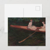 Boot op de Epte - Claude Monet - c1890 Briefkaart (Voorkant / Achterkant)