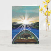 Boot op de Gepersonaliseerde Kaart van het Meer (Gele Bloem)