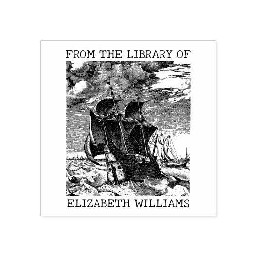  boot op maat uit de bibliotheek van rubberstempel (Afrduk)