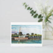 Boot op Norfolk Broads Briefkaart (Staand voorkant)