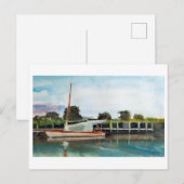 Boot op Norfolk Broads Briefkaart (Voorkant / Achterkant)