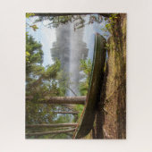 Boot op rivier Schilderachtige legpuzzel (Verticaal)