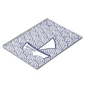 Boot op Waves Foto Notitieboek (Linkerzijde)