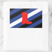 Boot Pride Flag Rechthoekige Sticker (Tas)