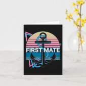 boot retro eerste stuurman kaart (Gele Bloem)