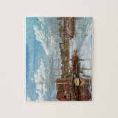 Boot - Rockport Mass - Motief nummer één - 1906 Legpuzzel (Verticaal)