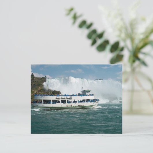 Boot Sail Lake Ontario Niagara River Fallsview ple Briefkaart (Staand voorkant)