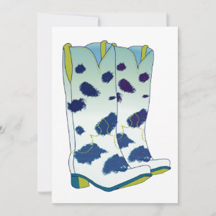 Boot Scoot Blanco Kaart (Blauw/Groen)