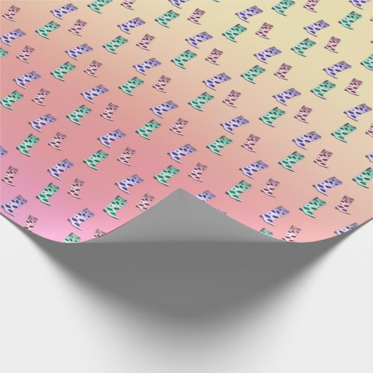 Boot Scoot Wrapping Paper Cadeaupapier (Hoek)