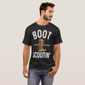 Boot Scootin'  Country Music Yeehaw T-shirt (Voorkant volledig)
