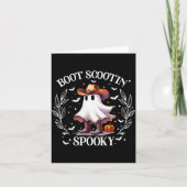 Boot Scootin Soky Retro Western Funny Halloween Cu Kaart (Voorkant)