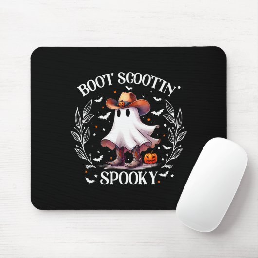 Boot Scootin Soky Retro Western Funny Halloween Cu Muismat (Met muis)
