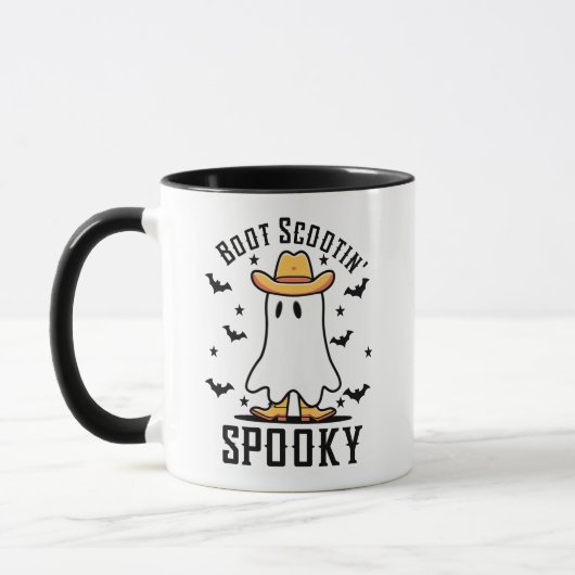 Boot Scootin Spooky, Cute Spooky, Halloween Gift, Mok (Links)