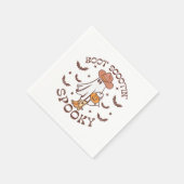 Boot Scootin Spooky, Western Halloween, Retro Herf Servet (Hoek)