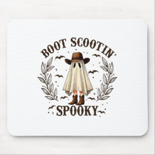 Boot Scootin Spooky Westerne Halloween Schattigee Muismat