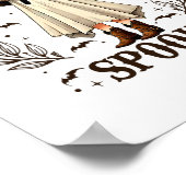 Boot Scootin Spooky Westerne Halloween Schattigee  Poster (Hoek)