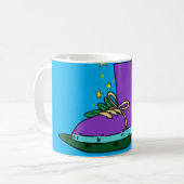 Boot shoe, illustration koffiemok (Voorkant links)