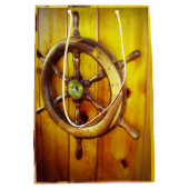 Boot Stuurwiel Gift Bag Medium Cadeauzakje (Voorkant)