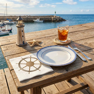 Boot Stuurwiel Papieren servetten