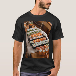 boot,sushi t-shirt