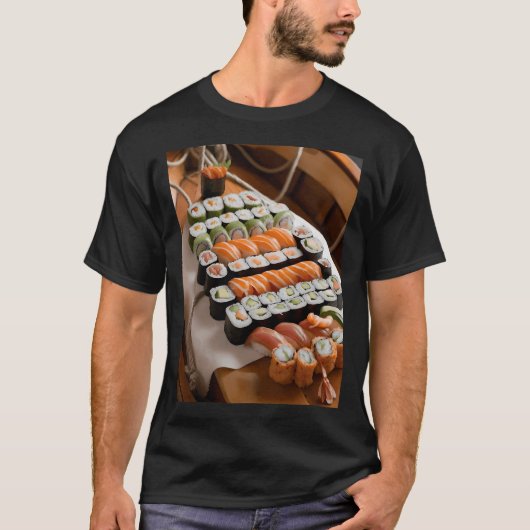 boot,sushi t-shirt (Voorkant)