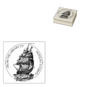  boot uit de bibliotheek van rubberstempel (Gestempeld)