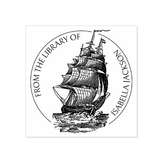  boot uit de bibliotheek van rubberstempel (Afrduk)