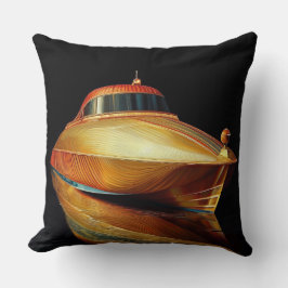 boot van art deco kussen