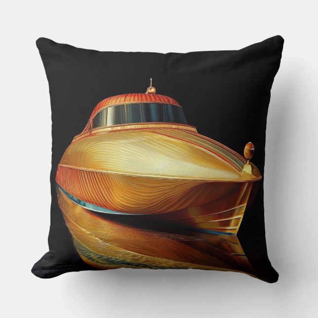 boot van art deco kussen (Voorkant)