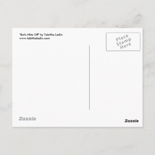 Boot van briefkaart (Achterkant)