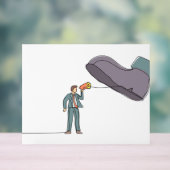 Boot van een legersoldaat acryl bord (Neutraal)