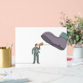 Boot van een legersoldaat acryl bord (Huwelijk)