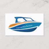 Boot Verkoop Reparatie Onderhoud Opslag Marine Visitekaartje (Achterkant)