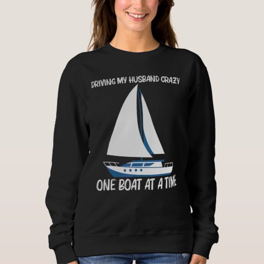 Boot voor vrouwen Moeder zeiltocht Reizen   Trui (Voorkant)