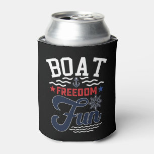 Boot Vrijheid Pret 4 juli Botenman Blikjeskoeler