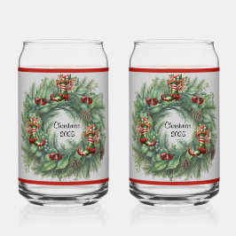 Boot Wreath Soda Glass Blikvorm Glas