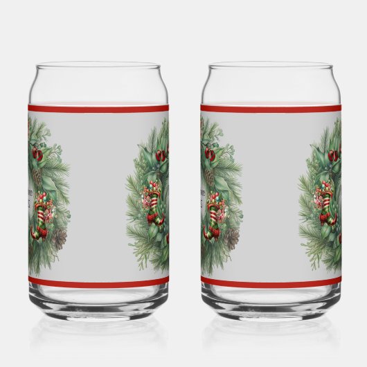 Boot Wreath Soda Glass Blikvorm Glas (Rechts)